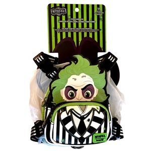 Loungefly NEW Beetlejuice Dog Harness Backpack Medium Cosplay Pet Costume Bag